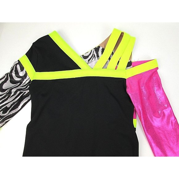 NEW GALAXY Cheerleader Uniform Outfit Costume 34 Top Elastic Skirt Youth Large - Picture 5 of 6